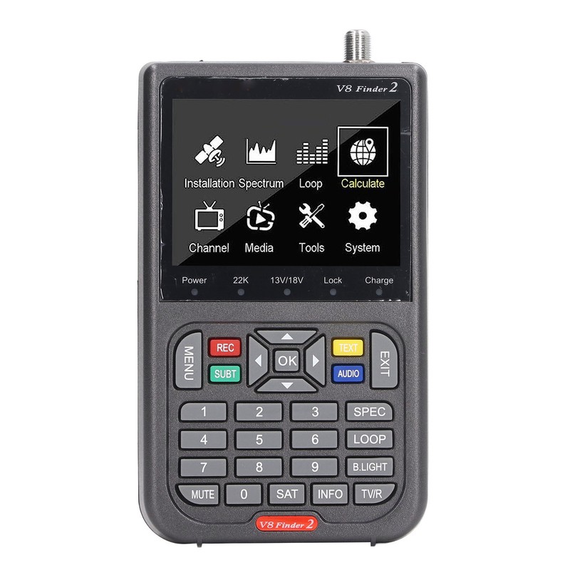 Digital Satellite Finder LCD Screen Handheld Satellite Signal Meter Detection