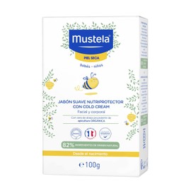 Mustela Jabón en barra nutriprotector Cold Cream, 100g.