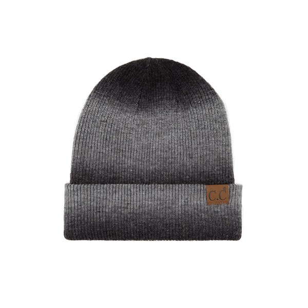 C.C Eco Friendly Recycled Winter Chunky Stretchy Knit Beanie Cap