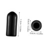 jojofuny 20pcs Airbrush Bottle Cap Durable Plastic Nozzle Caps for
