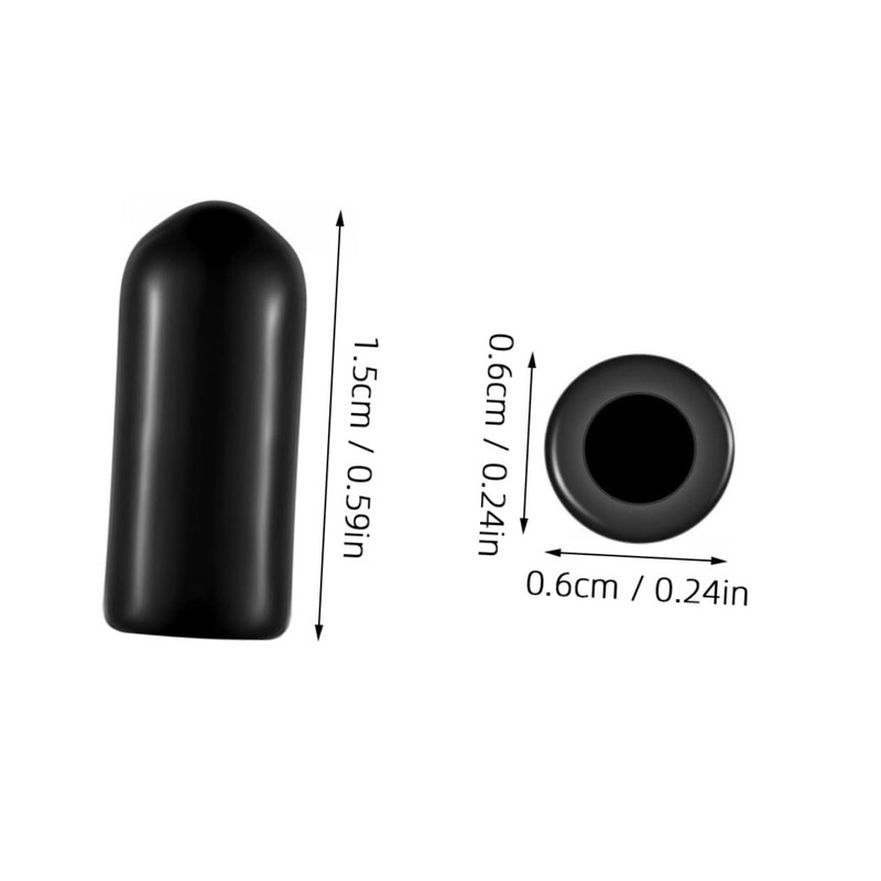 jojofuny 20pcs Airbrush Bottle Cap Durable Plastic Nozzle Caps for