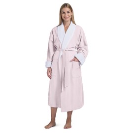 Women's Microfiber Robe by BOCA TERRY - Luxury Hotel Bathrobe, Long Spa Robes for Women - Generous Sizing