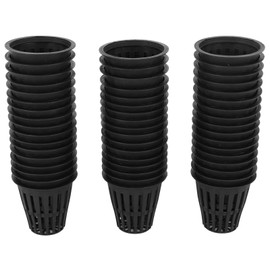 50Pcs Hydroponics Cups Lightweight Economy Net Pots 2 Inch Plastic Net Cups Pots Plant Containers