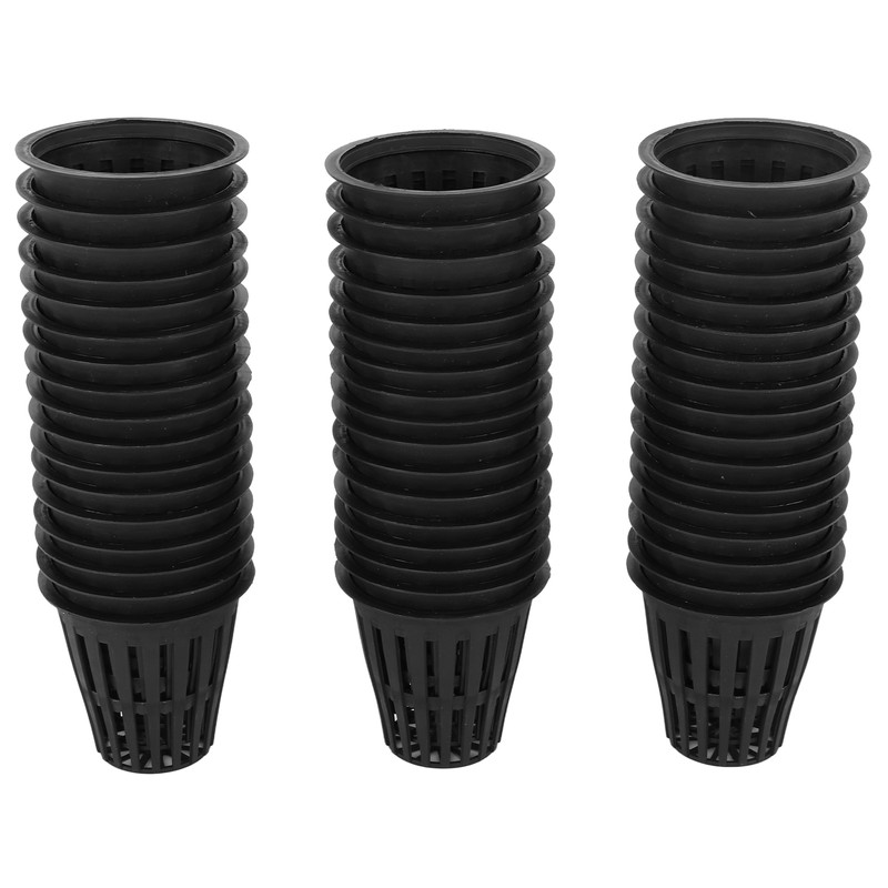 50Pcs Hydroponics Cups Lightweight Economy Net Pots 2 Inch Plastic