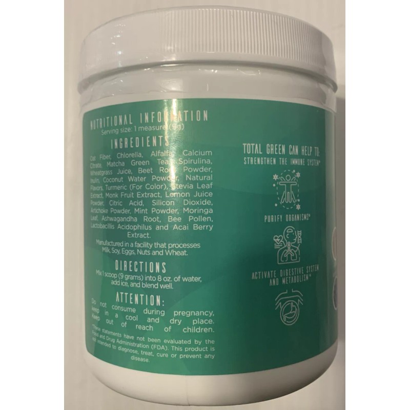 HiBody Total Green Energize, cleanse, and alkalize your body faster
