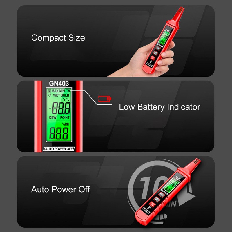 Digital Temperature Humidity Meter Industrial High Accuracy Mini Hygrometer Thermometer