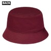 Portugal Bucket Hat - Traditional Portugese Crest Burgandy Heavy Duty