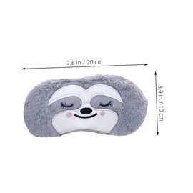 Ipetboom 2pcs Cute Animal Plush Eye Mask Soft Sleeping Blindfold for Lightweight Blackout Eyeshade for Travel School and Nap Skin Friendly Breathable Comfort for Boys