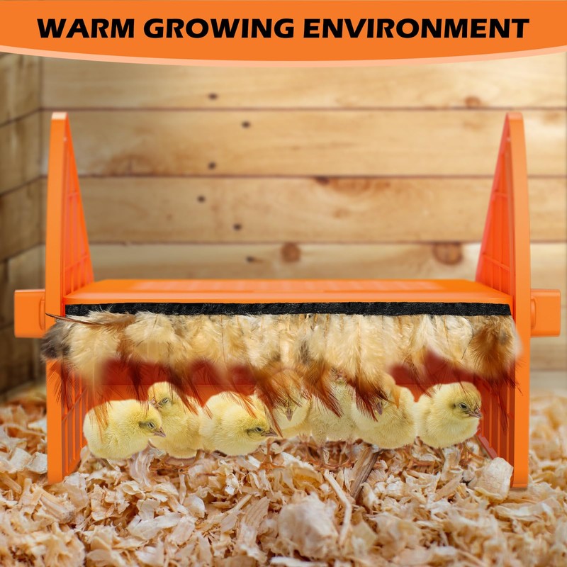 Sindarhor Heating Brooder Plate for Chicks Ducklings, Adjustable Brooder House