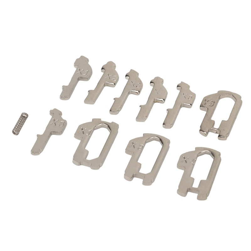 380 Pcs Car Lock Reed Stainless Steel Car Locking Plate