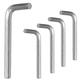 Piutouyar 8mm Hex Key Wrench, Allen key Wrench, L Shaped Wrench, Hex Key Hexagon Head Replacement, Small Hex Wrench for Repairing Bike, Furniture(5Pcs)