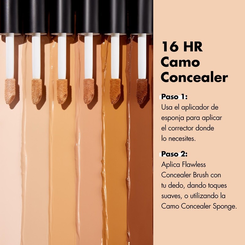 Corrector de camuflaje elf 16HR, cobertura completa y altamente pigmentado,