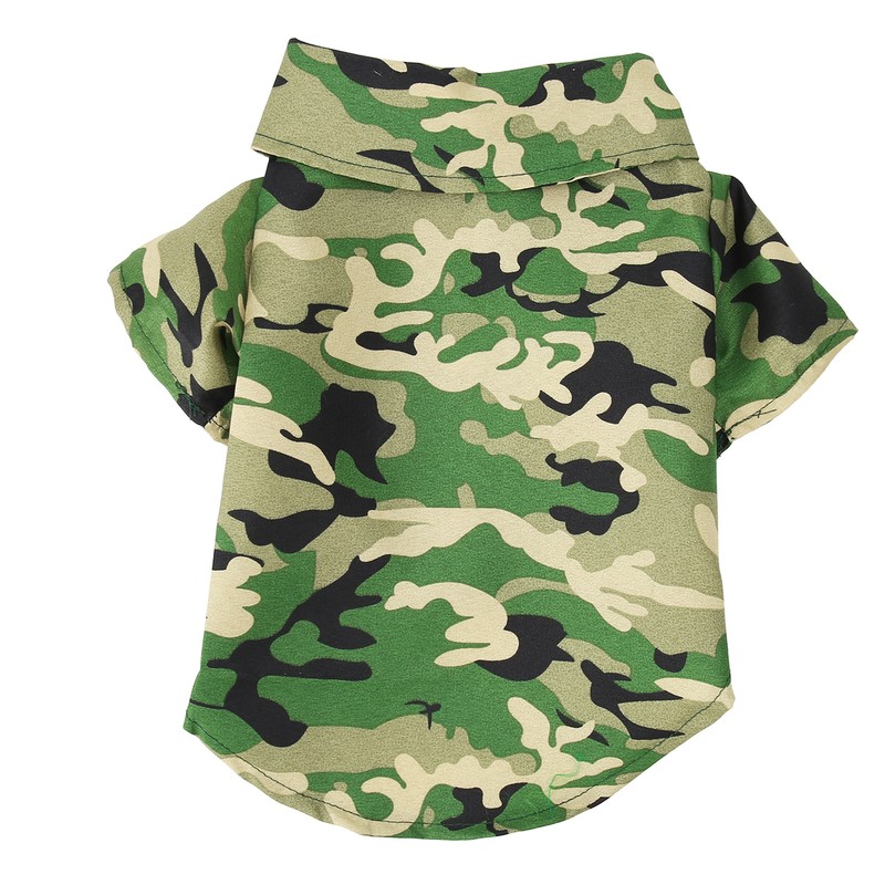 Dog Shirts Summer Stylish Camouflage Breathable Cool Pet Summer T