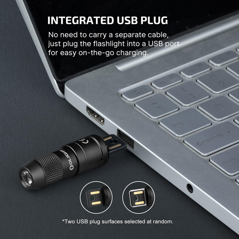 OLIGHT IMINI 2 EDC Rechargeable Keychain Flashlight 2 Pack, 50