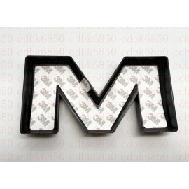 Auto Front Rear Matte Black Emblem Overlay 2019-2023 GMC Sierra 1500 2500HD 3500HD