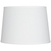 Hardback Tapered Drum Lamp Shade White Medium 12" Top x