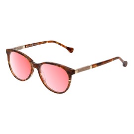 Calabria Evelyn Pink Tint FL-41 Reading Glasses +3.50 Brown Marble Glitter Women Blue Light Sensitivity FL41 Readers