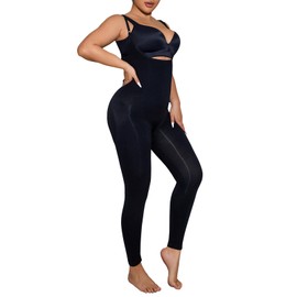 Suprenx Open Bust Bodysuit Shapewear for Women Tummy Control Thigh Slimmer Butt Lifting Full Body Shaper