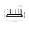 QWORK® Pack of 2 organisers for kitchen cabinets, plate holder,