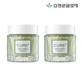 Kim Jong -moon Aloe Cure Anti -Aging Cream S 50g 2 / 김정문알로에 큐어 안티에이징 크림S 50g 2개