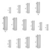 50 Pcs Dowel Pin M3*15 Stainless Steel Shelf Support Pegs