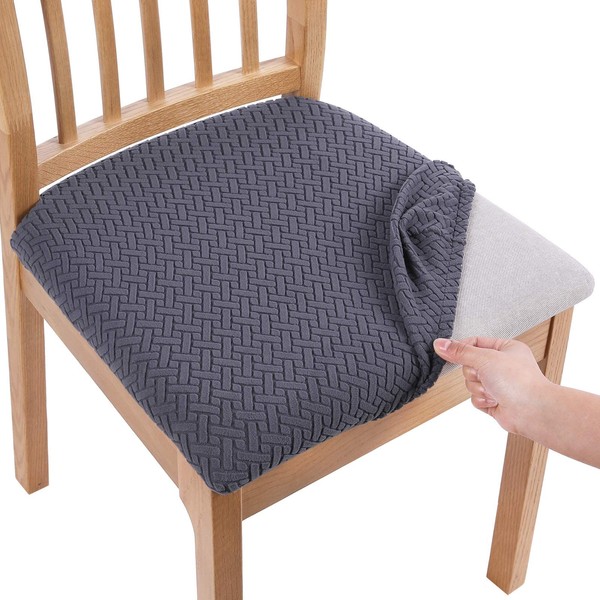 Homaxy Chair Cover Seat Set of 2, Stretch Cover for