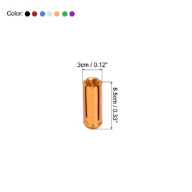 PATIKIL Dart Flight Wing Savers Protectors, 70 Pack Aluminum Dart Wing Corrector Fixed 90 Degrees Professional Competition Dart Accessories for Enhanced Durability, 7 Colors