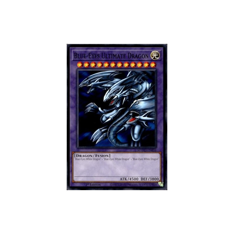 Blue-Eyes Ultimate Dragon - SDWD-EN034 - Common - 1st Edition