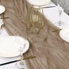 12Pack Coffee Cheesecloth Table Runner, Gauze Fabric Boho Table Runner