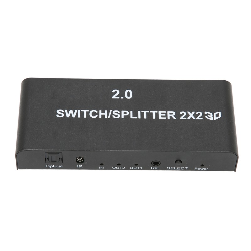 2x2 HD Multimedia Interface Splitter 4K 60Hz 2 In 2