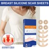 8PCS Chest Scar Patch 8PCS Nipple Patch Silicone Skin Scars