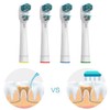 8 Pack Replacement Brushes for Oralb Dual Clean Replacement Heads