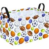 Cesta de Almacenamiento para Balones de Fútbol Cesta de Ropa