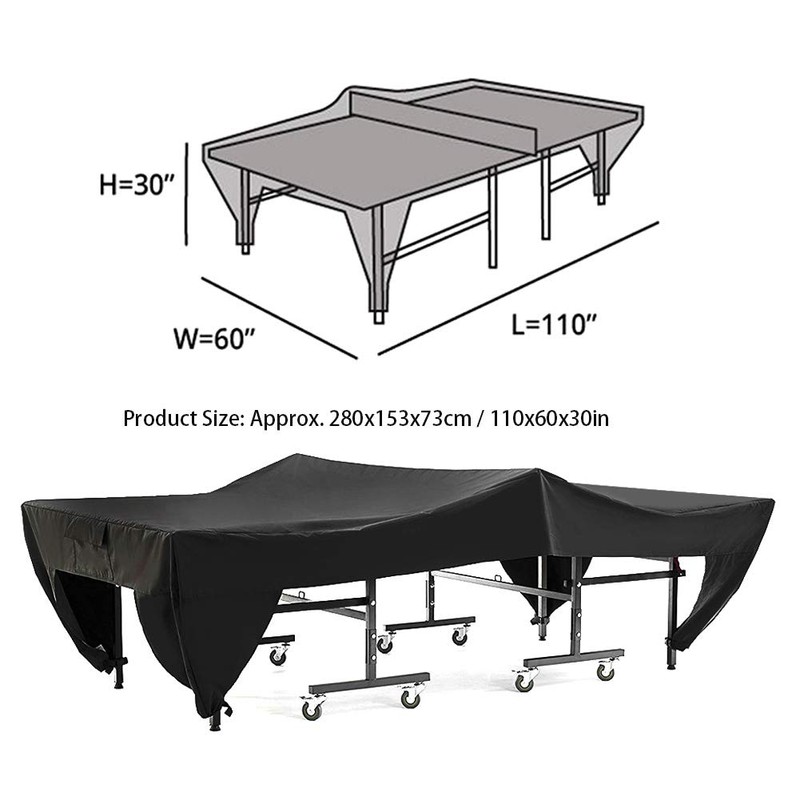Table Tennis Cover Outdoor Courtyard Patio Waterproof Dust-proof Ping Pong