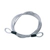 2M Wire Lock for Bicycle, Carrier Bag Anti-Theft Device Multi-purpose Wire 2m 3ea