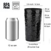 KX-WARE 26-ounce Acrylic Water Glasses Plastic Tumbler Larger Drinking Glasses,