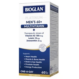 Bioglan Platinum Mens 60+ Multi 60 Tablets