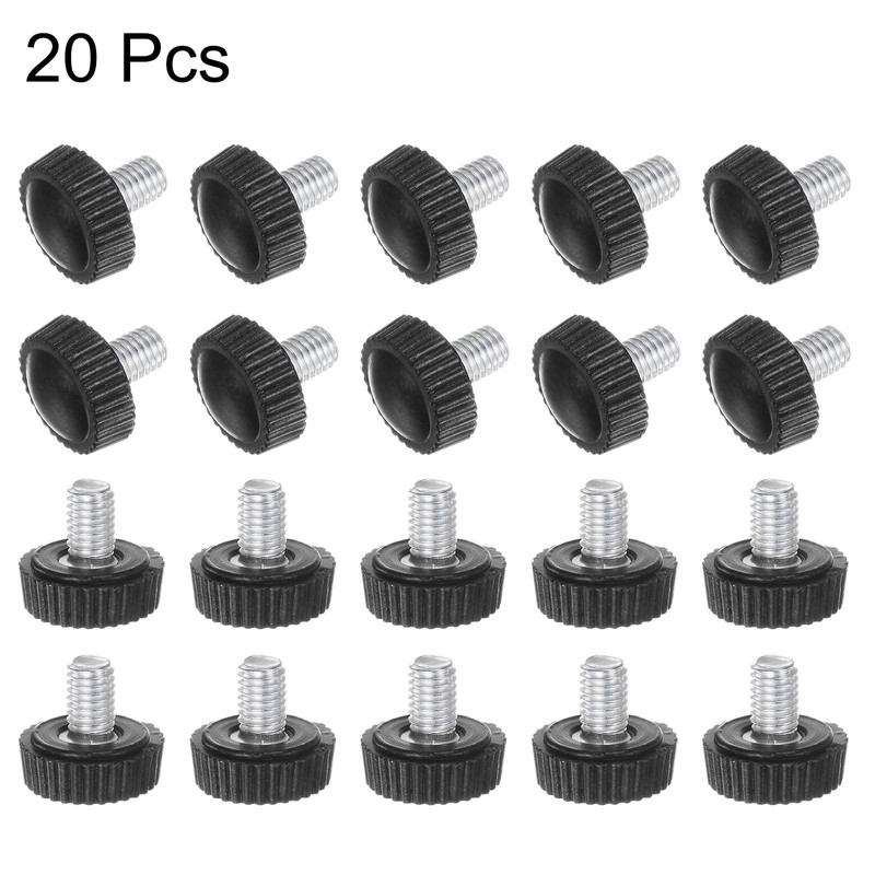 QUARKZMAN M5 x 8 mm Male Thread Knurled Knobs Thumb