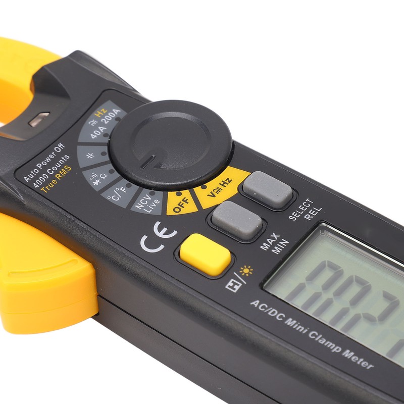 Clamp Meter High Accuracy 4000 Counts Multifunctional Multimeter for Home