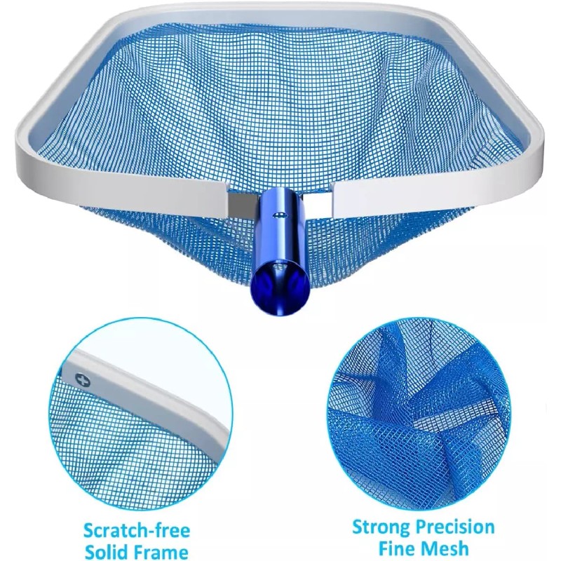 Nicecho Swimming Pool Leaf Skimmer Net with adjustable 8' ft