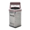 Six Sided Food Grater with Handle – Multi-Surface Metal Grater