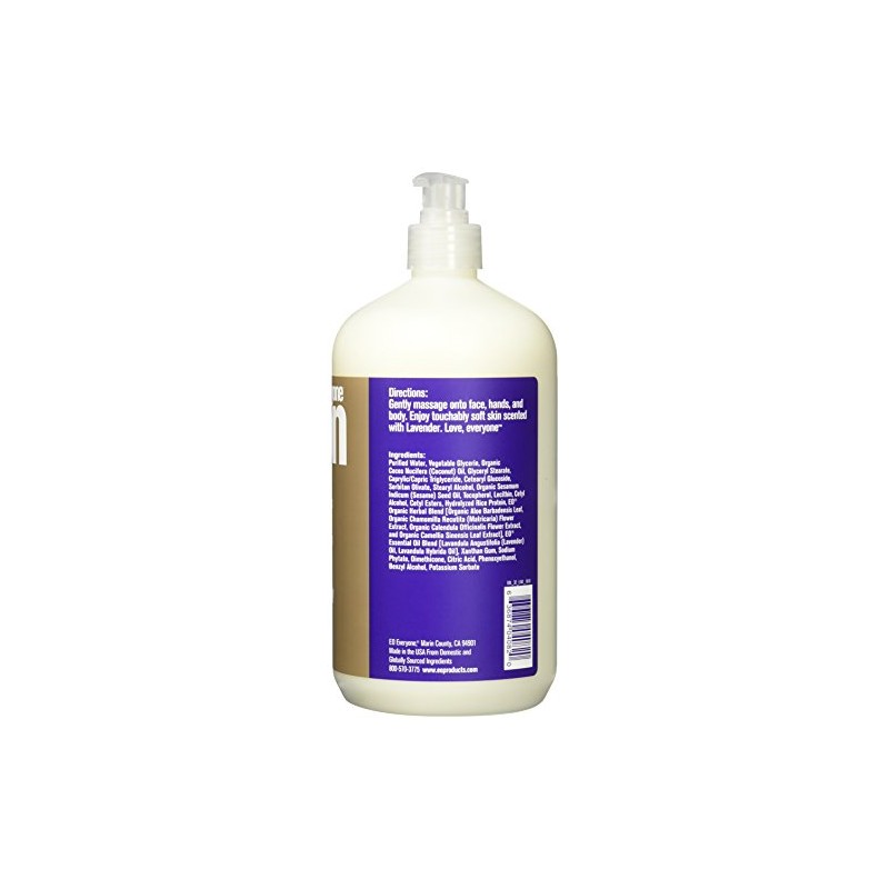 EO Products EveryOne Lotion Lavender And Aloe, 32 fl oz