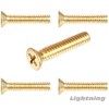 Phillips Flat Head Machine Screw Solid Brass 6-32 x 1