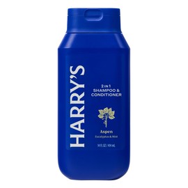 Harry's Men's 2 in 1 Shampoo and Conditioner for All Hair Types, Aspen Scent, 14 Fl Oz, Pack of 3