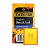 Twinings English Breakfast Decaffeinated Tea Bags, 4 Boxes of 20