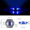 T-SUN 8Pcs Solar Deck Lights Deck Solar Dock LED Light