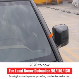 Front Glass Sealing Tape for 2020-2025 Land Rover Defender 90 110 130 Sound Insulation and Noise Reduction Exterior Gap Strip Blocking Foreign Objects upgrading Decoration Tuning Supplies Accessories