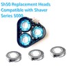 Sh50 Replacement Heads Compatible with Shaver Series 5000 (S5xxx)