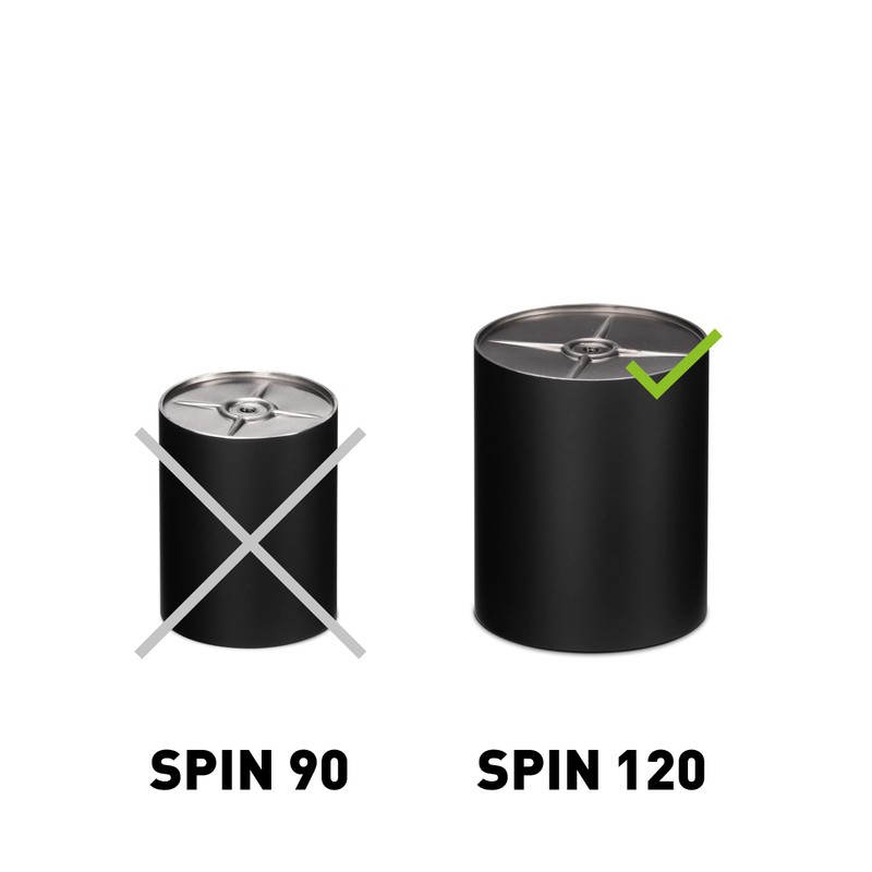 höfats - Spin Raiser 120 Black - Increases höfats Table