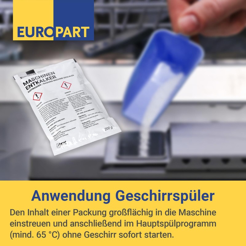 LUTH Premium Profi Parts Machine Descaler Compatible with Europart 10083653